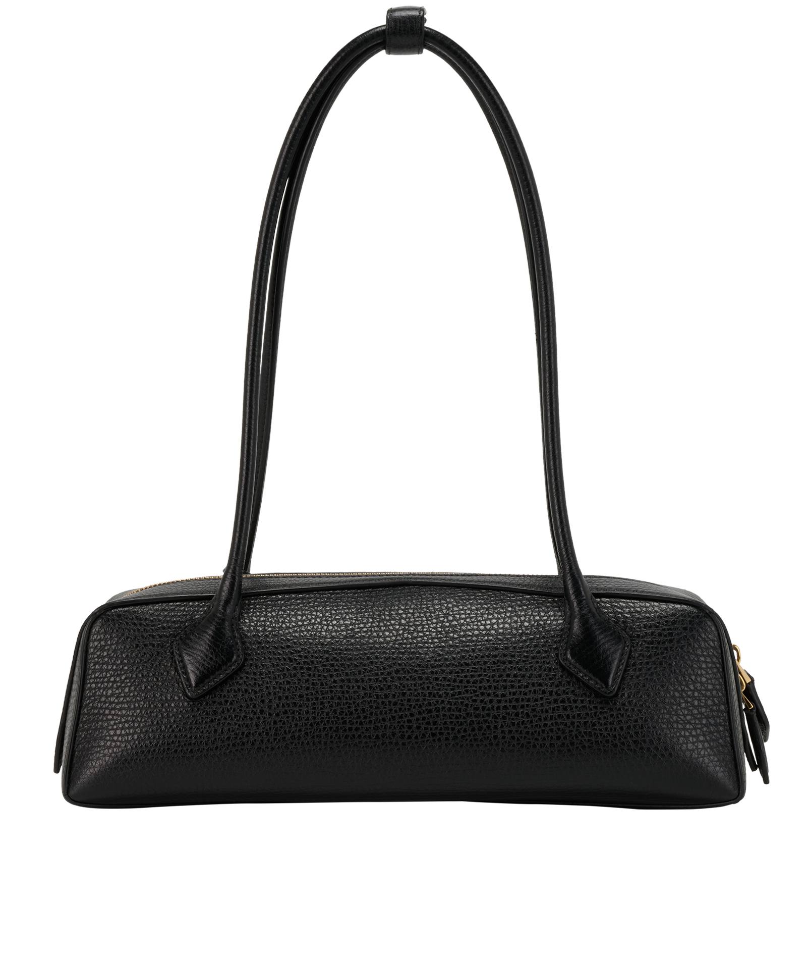 Medium Le Teckel Shoulder Bag, &pound;1,200, Handbags, Black, Leather, Back view